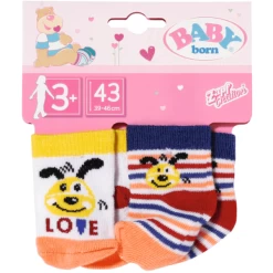 Zapf Creation BABY Born® Sokken 2x, 2 Ass. 43cm -SpeelgoedKorting Winkel zapf creation baby born sokken 2x 2 ass 43cm a402580 2