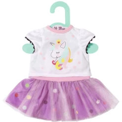 Zapf Creation Dolly Moda Eenhoorn Shirt Met Tutu, 36cm -SpeelgoedKorting Winkel zapf creation dolly moda eenhoorn shirt met tutu 36cm a267682 2