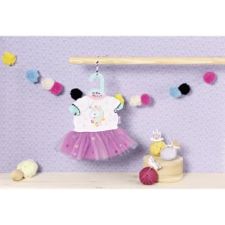 Zapf Creation Dolly Moda Eenhoorn Shirt Met Tutu, 36cm -SpeelgoedKorting Winkel zapf creation dolly moda eenhoorn shirt met tutu 36cm a267682 3